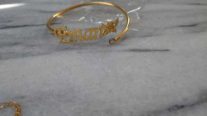 Eman name coustomize bracelet for girls and women