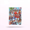 Marvel colored sticky notes,. 