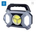 Solar Rechargeable Flashlight - Multifunction torch -Solar Rechargeable Flashlight - 4 in 1 Functions - Solar Rechargeable - Best Backup Best in Blue Green Colour Bright Light Flash Light Matt Finishing Side Lights. 