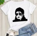 Michael Jackson Graphic Printed Tshirt Harajuku Rock Fashion Casual Short Sleeve Crew Neck Plus Size T Shirt Women.