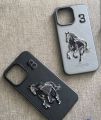 New antique iPhone 11.12. 13, 14, 15 , 16.. pro and pro max Santa Barbara leather polo horse cover. 