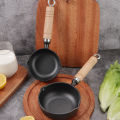 12CM Cast Iron Mini Egg Frying Pan With Pour Spout Nonstick Milk Pan Butter Melting Pot Gas Stove Induction Cooker Universal. 