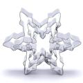 5Pcs/Set Metal Snowflake Shape Christmas Cookie Cutter Chocolate Soap Mold Baking Tools Kitchen Bakeware Fondant Cake Stencils. 