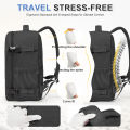 Ryanair 40x30x20 Travel Backpack Short Distance Business Travel Bag Wiz Air Cabin Bag 15.6" Laptop Bag, Leisure Couples Backpack. 