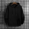 Autumn Winter Solid Color Hoodie and Sweatpants Men's Tracksuit Urban Casual Fashion Sportswear Male Daily Training Jogging Suit.