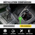 5/6 Speed Gear Shift Knob with Leather Boot Collar Case for Volkswagen VW Golf 5 V 6 VI MK5 MK6 Jetta 2005-2014 Car Stying. 