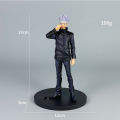 4pcs/set Gojo Satoru Anime Jujutsu Kaisen Action Figure Itadori Yuji Seated Noodle Stopper Model Toys Dolls Collection Hobbies.
