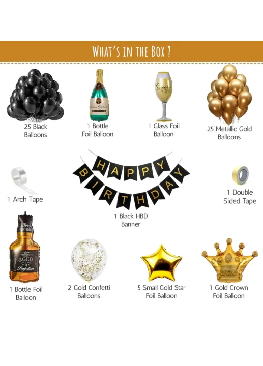 Luxury%20Birthday%20Party%20Decorations%20with%20Happy%20Birthday%20Banner%20in%20Gold%20Metallic,%20Black%20Gold%20Silver%20Confetti%20Balloons%20Supplies,%20Crown%20Beer%20Foil%20Balloons%20for%2018th%2021th%2030th%2040th%2050th%2060th%20Birthday%20Party%20-%20Image%202