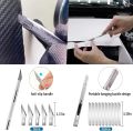 18/63pcs Car Wrapping Tools Kit Vinyl Wrap Tool Kit Cutting Window Film Tinting Tool Auto Foil Set Vinyl Tint Squeegee Scraper.