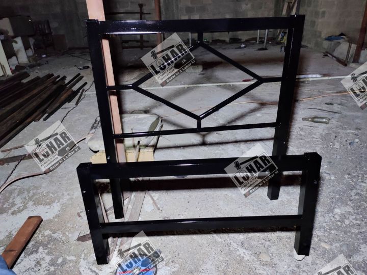 Metal%20Single%20Bed%20with%20Sliding%20Trundle%20Bed%20/%20Space%20Saving%20Day%20Bed%20with%20Folding%20Bed%20-%20Image%205