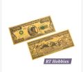 millions goldfoil ppt decorative note. for collection and decoration. Suvenir item. 
