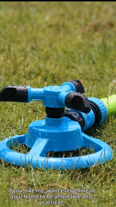 3 Arm Garden Automatic Rotating Nozzle 360 Degree Rotary Automatic Sprinkler Garden Lawn Watering Nozzle Irrigation Nozzle