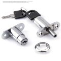 Useful Cam Cylinder Locks 22/32mm Tongue Door Bolt Latch Wardrobe Cupboard Sliding Door Lock Buckle With Keys Furniture Hardware. 