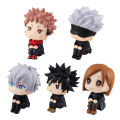 Cute Anime Jujutsu Kaisen Figure Itadori Yuji Gojo Satori Fushiguro Megumi Kugisaki Kawaii Toy Car Decoration PVC Model . 