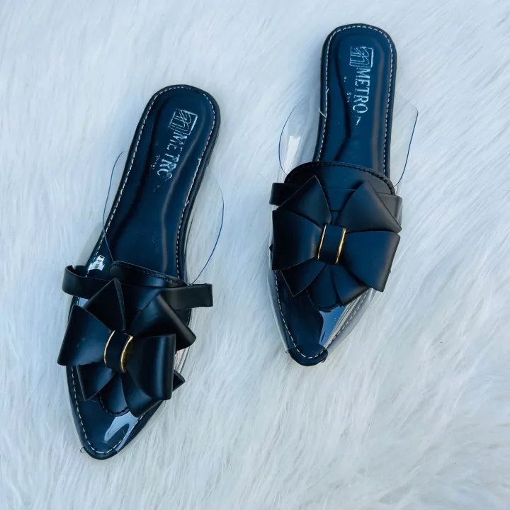 Metro%20Transparent%20New%20Luxury%20Fashion%20Trendy%20Women%20Red%20Bow%20Pointed%20Toe%20Flat%20Slip-On%20Sandals%20%E2%80%93%20Stylish%20Ladies%20Fashion%20Shoes%20-%20Image%208
