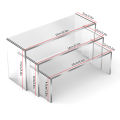 3/6/9pcs Acrylic Display Stand Lightweight Acrylic U Shape Display Stand Dessert Model Jewelry Display Rack In Different Sizes.
