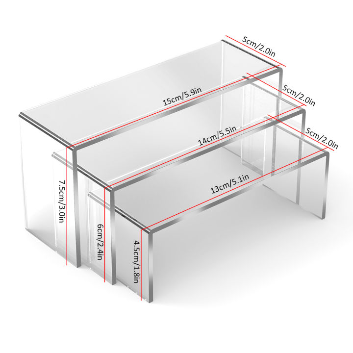 3/6/9pcs%20Acrylic%20Display%20Stand%20Lightweight%20Acrylic%20U%20Shape%20Display%20Stand%20Dessert%20Model%20Jewelry%20Display%20Rack%20In%20Different%20Sizes%20-%20Image%203