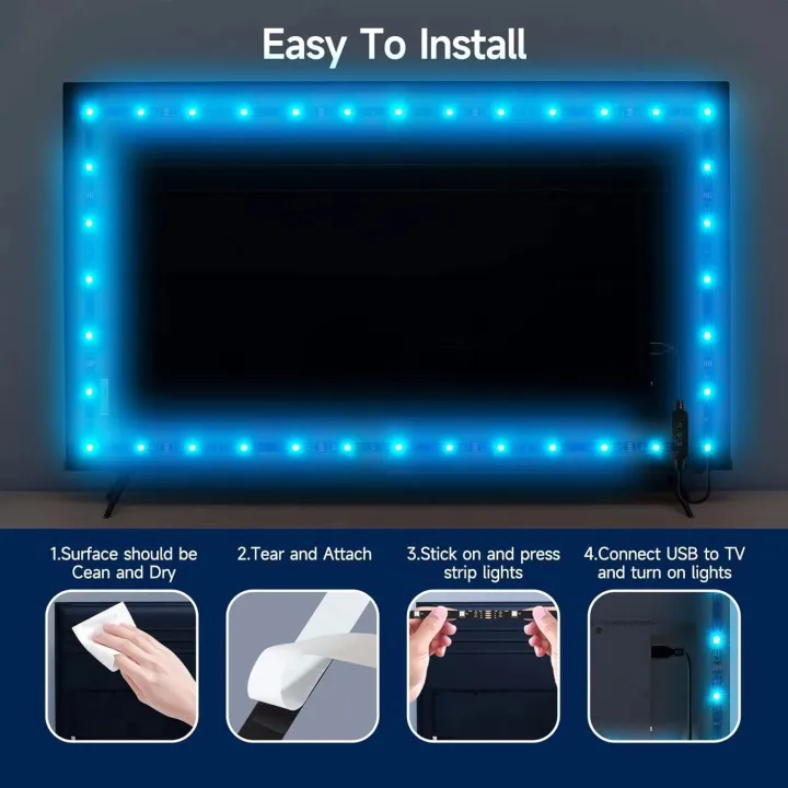 Smart%20TV%20Led%20Strip%20Lights%20Rgb5050%20Tv%20Backlight%20Led%20Tape%20Light%205V%20Flexible%20Led%20Lighting%20Strips%2024%20key%20Led%20Strip%20Remote%20Rgb%20lightify%20-%20Image%204
