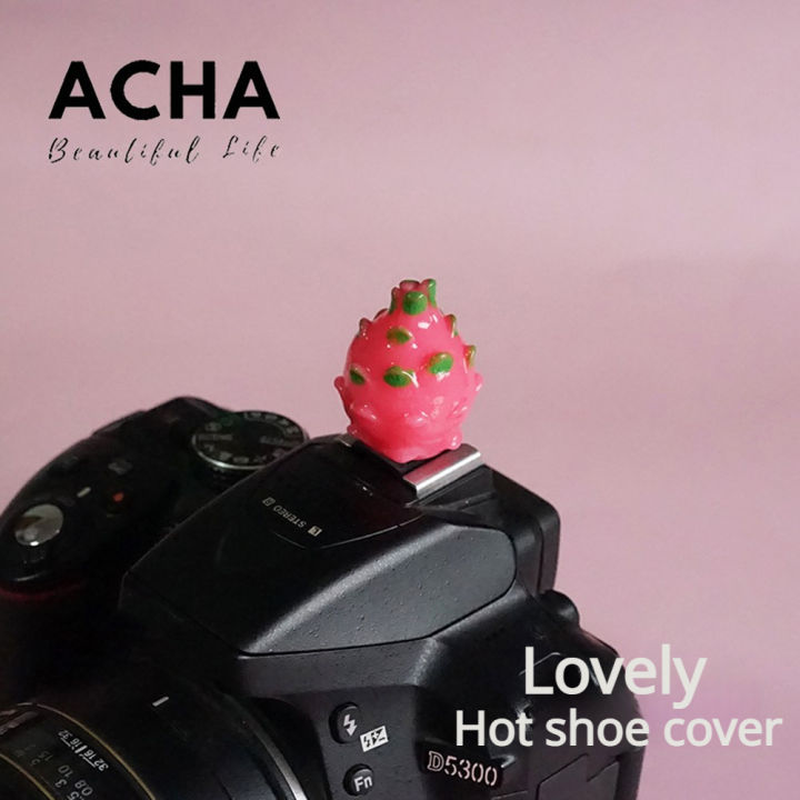 DIY%20Lovely%20Camera%20Hot%20Shoe%20Cover%20Protective%20Cap%20Fruit%20for%20Canon%20Sony%20Nikon%20Fuji%20XT5%20XT50%20XM5%20Leica%20Mirrorless%20Accessories%20Orange%20-%20Image%203