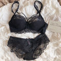MOYISU Adjustable Lace Bralette for Small Chest Bra Set Removable Straps & Thin Padding Soft Wire Comfort Muslim Girls Underwear.