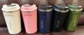 Best Quality 380ml Temperature Display Cute Travel Coffee Mug Insulated Coffee Cups with Flip Lid Stainless Steel Coffee Mugs Spill Proof Double Wall Vacuum Tumbler, Reusable To Go Mug for Hot/Ice Coffee Tea. 
