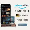 Amazon Prime Video 1 Month 4KUHD Streaming Media. 