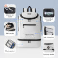 Badminton Racket Backpack Sports with Shoes Pocket Racket Sports Travel Training Bag College Laptop Schoolbag Gym Fitness Bag. 