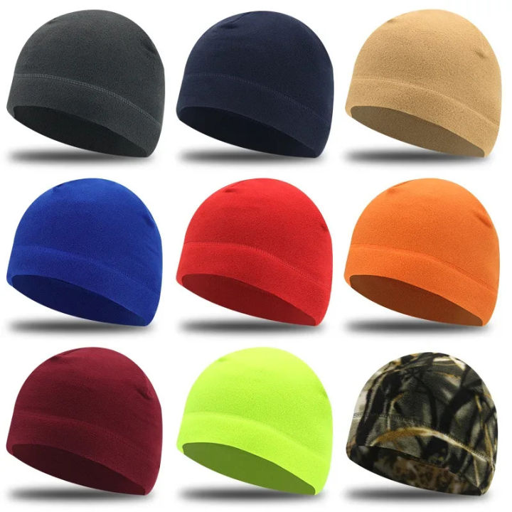 1/2Pcs%20Men%20Women%20Warm%20Beanie%20Hat%20Windproof%20Polar%20Fleece%20Unisex%20Soft%20Cap%20Tactical%20Beanie%20Cap%20For%20Running%20Cycling%20-%20Image%202