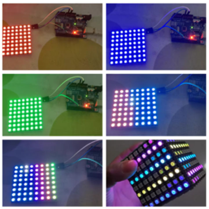 WS2812%20LED%205050%20RGB%208x8%204%2016%2025%2064%20Bit%20LED%20Matrix%20Module%20for%20DIY%20arduino%20-%20Image%202