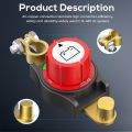Top Post Battery Disconnect Switch 12V Battery Kill Switch Negative On/Off 12-48V Top Post Battery Switch  for Cars Vehicles RV. 