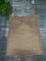 Camisole Women Girl Removable Padded Bra Sexy Tank Top ဆွဲသား ပန်းပွင့်ဇာ ကြိုးတချောင်း အတွင်းဝတ် အပြင်ဝတ် လက်ပြတ်. 