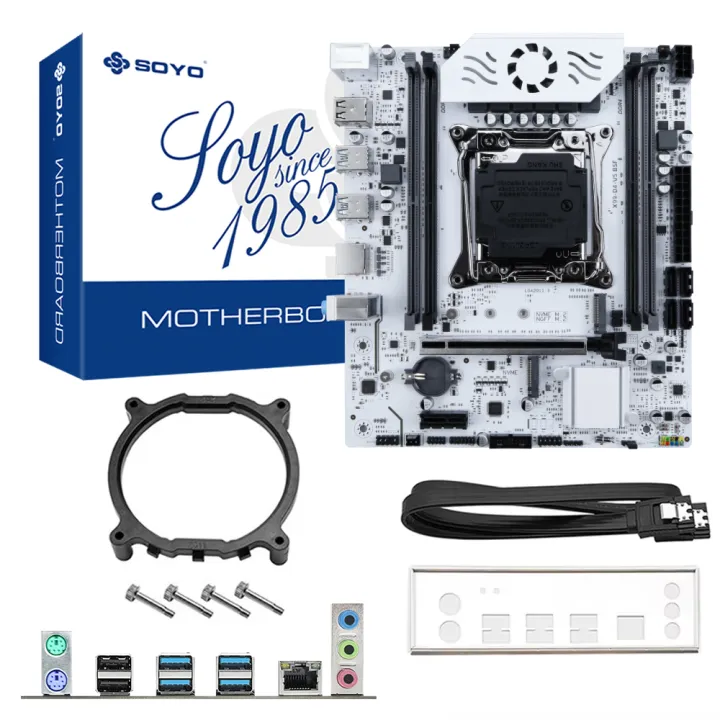 SOYO%20X99%20Gaming%20Motherboard%20Kit%20C612%20Chipset%20with%20Xeon%20E5-2682%20V4%20CPU%20&%2016GB(2x8GB)%20DDR4%202133MHz%20RAM%20M.2%20NVME%20SATA3%20TPM2.0%20Pin%20-%20Image%206