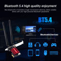 Fenvi Dual Band 2.4G/5G WiFi 6 AX900 PCI-Express Wireless Adapter Bluetooth 5.4 Network Card for PC/Desktop with Windows 10/11. 