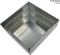 Square Shape Cake Tray , Height 2 or 2.5 inch. 