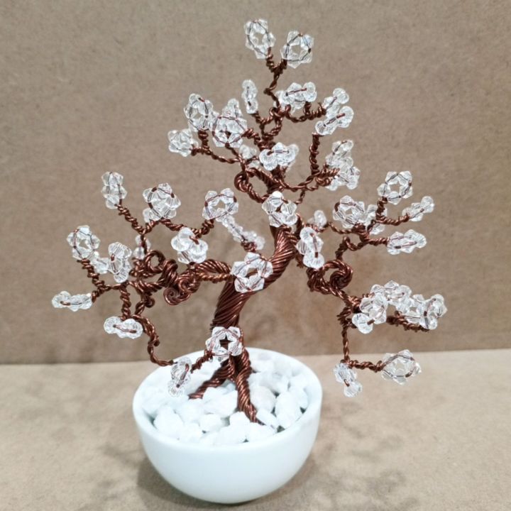artificial%20aluminum%20wire%20bonsai%20tree%20with%20white%20stone%20-%20Image%203