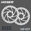 HOGER Bike Disc Brake 140 160 180 203 Rotors With Bolts Hydraulic Brake Road Mountain Bicycle MTB Oil Slick Rotor Bicycle Parts. 