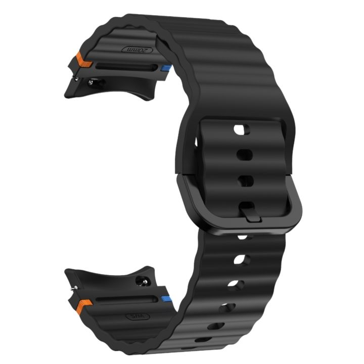 No Gap Silicone Straps for Samsung Galaxy Watch 7/6/5/4 - 20mm Sport Bracelet