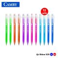 Camry Camry shine 525 ball pen size 0.38 m. Blue/Red Ink (lift 12 dozen) Fine Line Pen ball point pens Camry pen. 