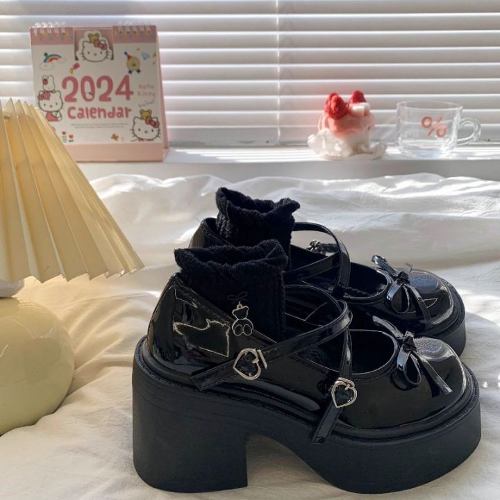 Women's%20Spring%20Round%20Toe%20Pumps%20Chunky%20Heel%20Mary%20Janes%20Shoes%20Platform%20Shoes%20for%20Women%20Dress%20Students%20Women's%20Lolita%20Heeled%20Shoes%20-%20Image%202
