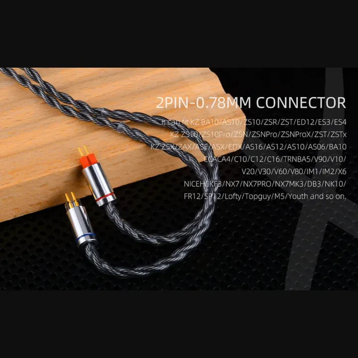 FAAEAL%20Earphone%20Replacement%20Cable%20With%200.78mm/QDC/S/C%20Pin%20Upgrade%20Headphone%20Line%20For%20TANGZU%20WANER%20KZ%20Castor%20D-Fi%20BLON%20BL03%20TRN%20-%20Image%205