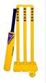 Premium Quality Plastic Cricket Set || 1 Piece Plastic Stump Set, 1 Piece Plastic Bat & 1 Piece Wind Ball. 