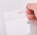 50-Pcs- Resealable Transparent Plastic Bags Bopp Poly Self Adhesive Seal Jewellery Making Bag multiple sizes. 