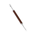 Latte Art Pen, Coffee Drawing Tool with Wood Handle, Double-Ended Barista Accessories for Creating Professional Espresso Tools. 