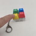 Mechanical Keyboard Key Cap Shaft Tester Keychain Key Ring Fingertip Press Dlow Pressure Toy Novelty Toy.