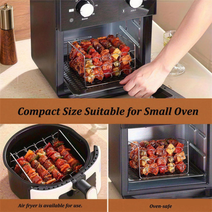 Stainless%20Steel%20Air%20Fryer%20Grill%20with%20Barbecue%20Stick%20Kitchen%20Air%20Fryer%20Rack%203%20Layer%20Oven%20Cooking%20Vertical%20Grill%20with%20Skewers%20-%20Image%204