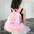 Children Ballet Bag for Girl Ballerina Dance Bag for Kids Pink Dancing Backpack Girls Ballet Dance Bags Baby School Backpack. 