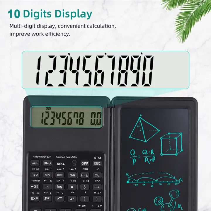 Foldable%20Scientific%20Calculator%2010-Digit%20Digital%20Large%20Display%20with%20an%20Erasable%20Writing%20Tablet%20Digital%20Drawing%20Pad%20Math%20Calculato%20-%20Image%204