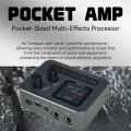 M-VAVE POCKET AMP Gray Pocket Effects Pedal Multi-Effect Processor 6-in-1 USB-C Suitable for Direct Recording Guitar Bass. 