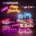 Neon Light with Customized your Name on Glass and good for lightning Home decorations and Gift to your relatives and birthday occasion.. 