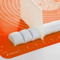 Silicone Roti Mat Extra Thick Non Stick Baking Mat Non Stick Rolling Dough with Measurements-Non Slip,Kneading Mat, Counter Mat,Dough Rolling Mat,Oven Liner,Pie Crust Mat. 